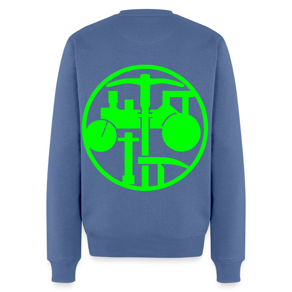Unisex Premium Pullover "Strassenbauer" neongrün Männer Premium Pullover