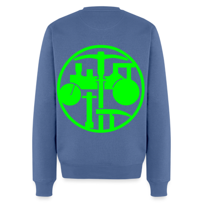 Unisex Premium Pullover "Strassenbauer" neongrün Männer Premium Pullover