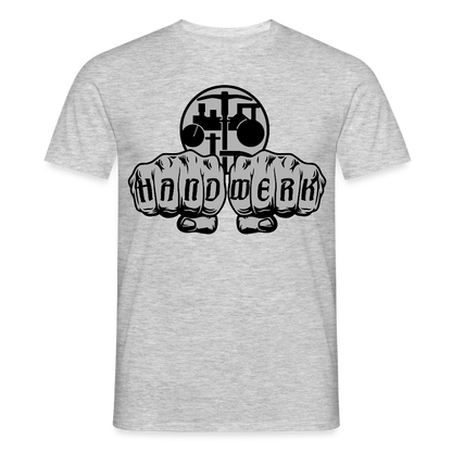 Unisex T-Shirt "Strassenbauer" Grau meliert Männer T-Shirt