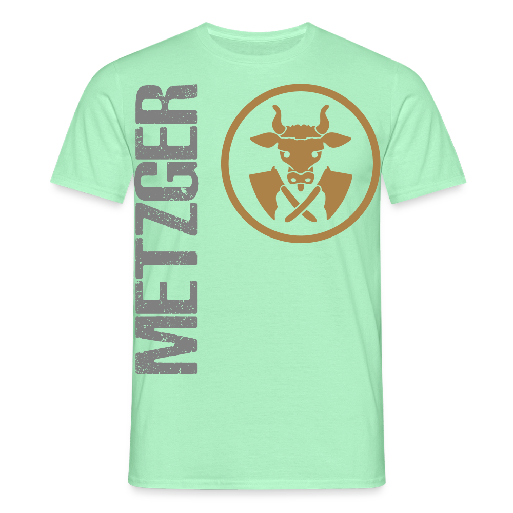 Unisex T-Shirt "Metzger" Mintgrün Männer T-Shirt