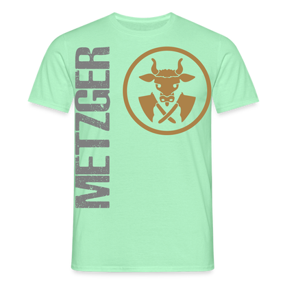 Unisex T-Shirt "Metzger" Mintgrün Männer T-Shirt