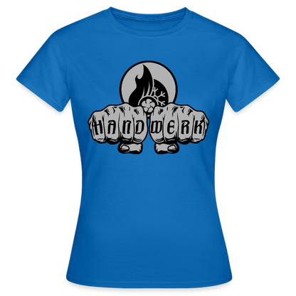 Frauen T-Shirt "Klimatechniker" Royalblau Frauen T-Shirt