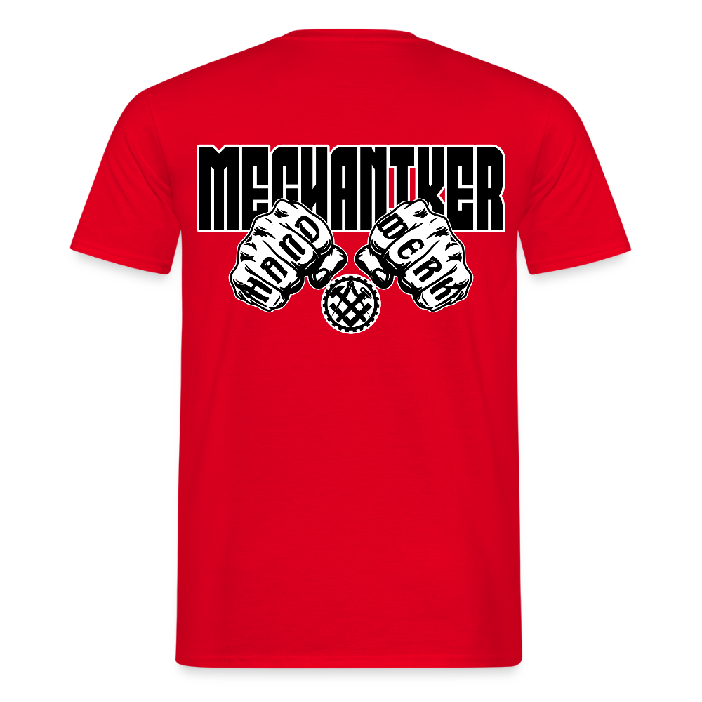 Unisex T-Shirt "Mechaniker" Rot Männer T-Shirt