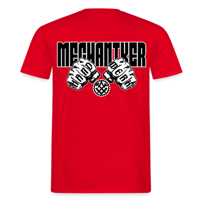 Unisex T-Shirt "Mechaniker" Rot Männer T-Shirt