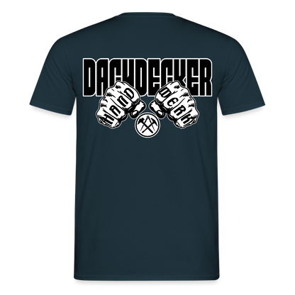 Unisex T-Shirt "Dachdecker" Navy Männer T-Shirt