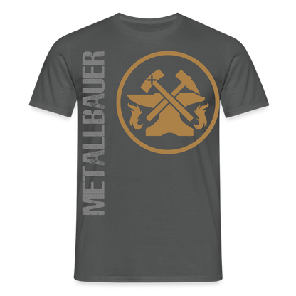 Unisex T-Shirt "Metallbauer" Anthrazit Männer T-Shirt