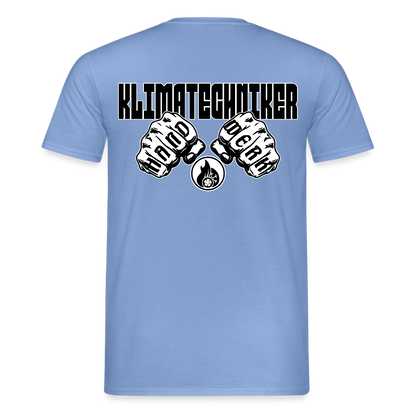 Unisex T-Shirt "Klimatechniker" (beidseitig bedruckt) carolina blue Männer T-Shirt