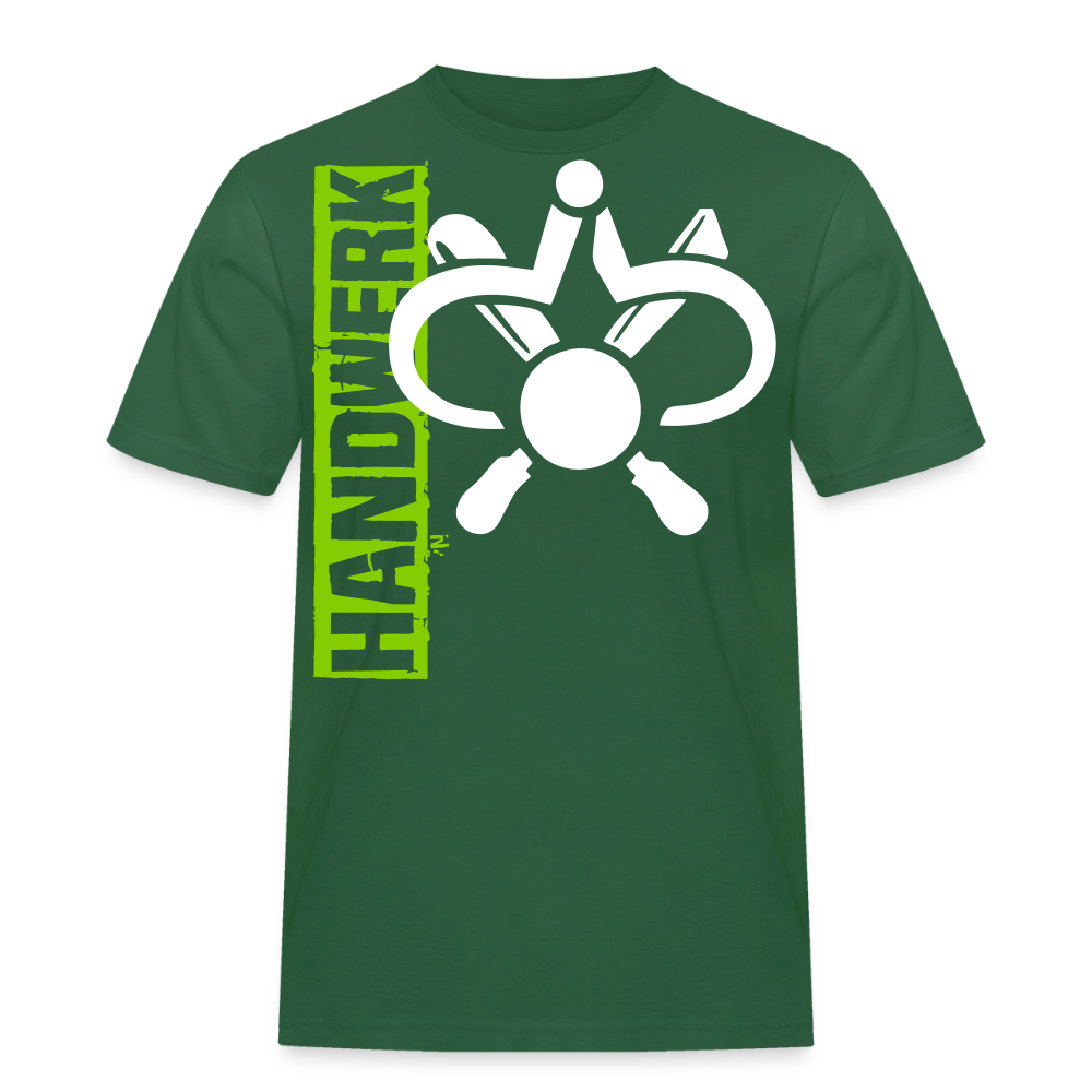 Unisex Workwear T-Shirt "Drechsler" Flaschengrün Männer Workwear T-Shirt