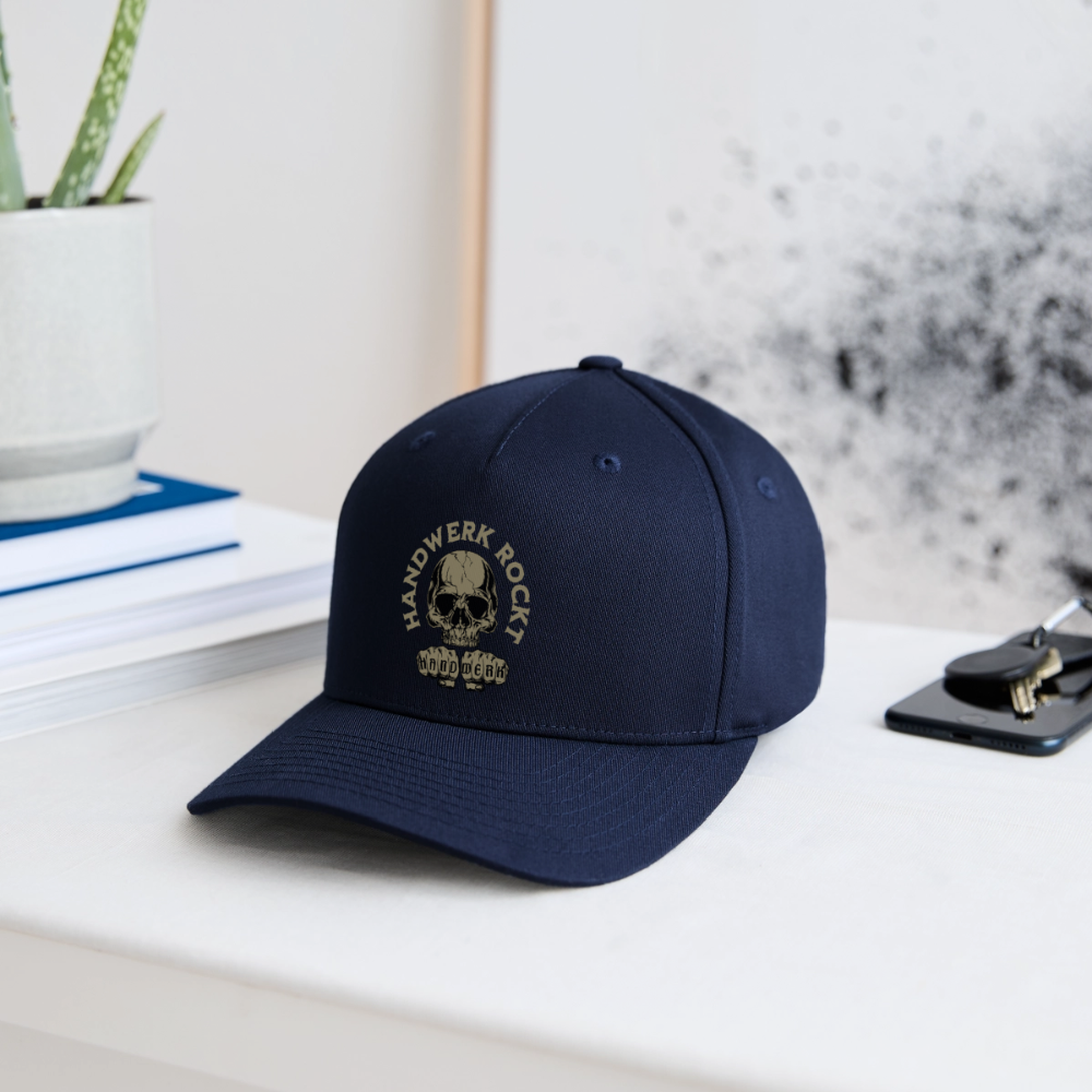 Flexfit Cap "Handwerk-Rockt" Navy Flexfit Cap {{ color }}