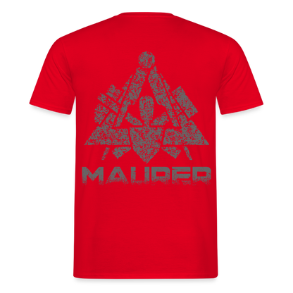 Unisex T-Shirt "Maurer" Rot Männer T-Shirt