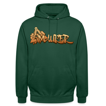 Unisex Hoodie "Maurer" Flaschengrün Unisex Hoodie