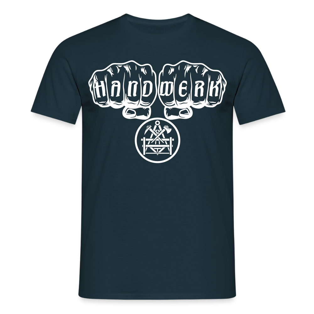 Unisex T-Shirt "Betonbauer" Navy Männer T-Shirt
