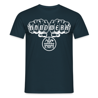 Unisex T-Shirt "Betonbauer" Navy Männer T-Shirt