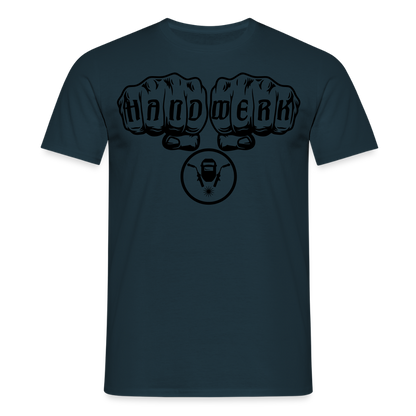 Unisex T-Shirt "Schweisser" Navy Männer T-Shirt