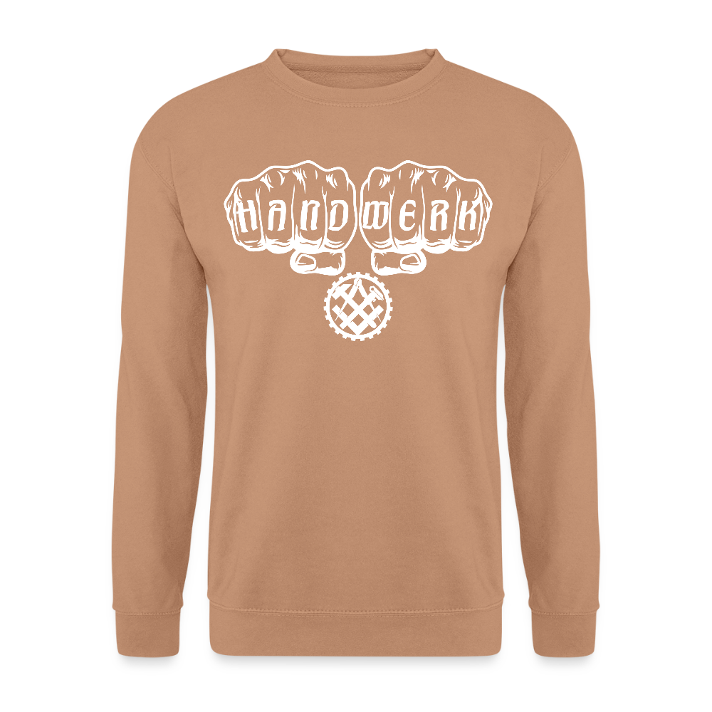 Unisex Pullover "Mechaniker" Mocca Unisex Pullover