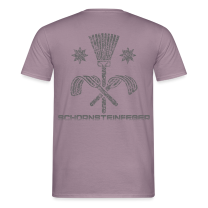 Unisex T-Shirt "Schornsteinfeger" Lilagrau Männer T-Shirt