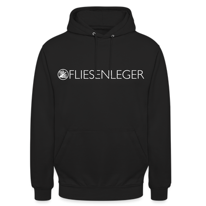 Unisex Hoodie "Fliesenleger" Schwarz Unisex Hoodie