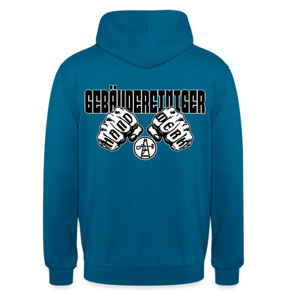 Unisex Hoodie "Gebäudereiniger" (beidseitig bedruckt) - Tiefseeblau 