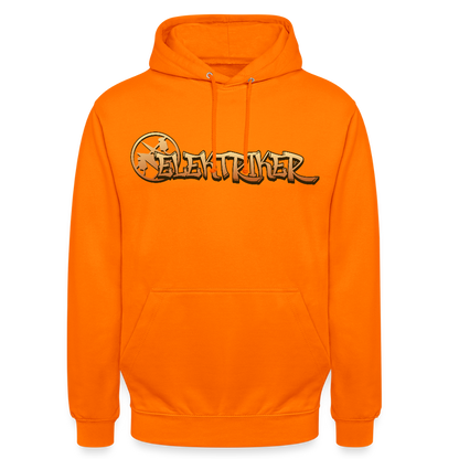 Unisex Hoodie "Elektriker" Orange Unisex Hoodie