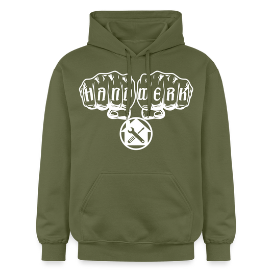 Gildan Unisex Softstyle® "Hausmeister" - Militärgrün