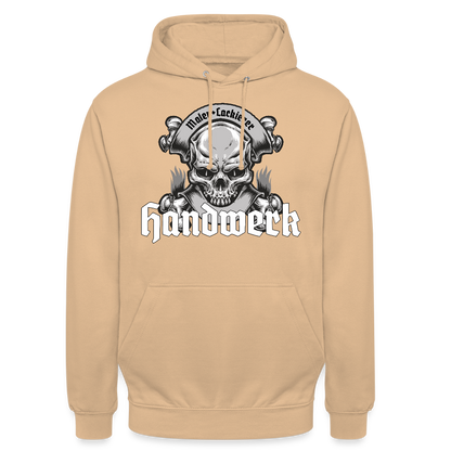 Unisex Hoodie "Skull-Maler/Lackierer" Pfirsich Unisex Hoodie