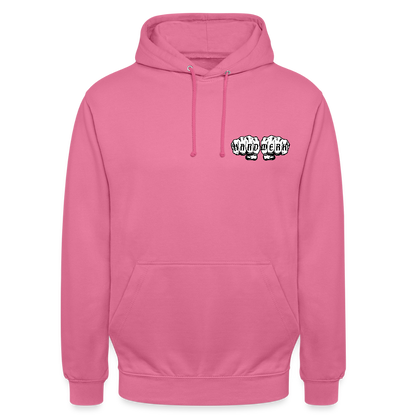Unisex Hoodie "Klimatechniker" (beidseitig bedruckt) - Pink
