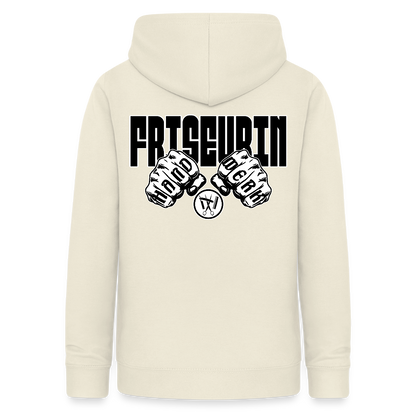Frauen Hoodie "Friseurin" (beidseitig beruckt) Vanille-Milchshake Frauen Hoodie