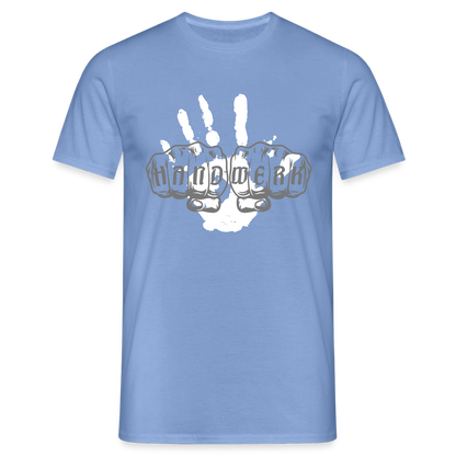 Unisex T-Shirt "Hand" carolina blue Männer T-Shirt