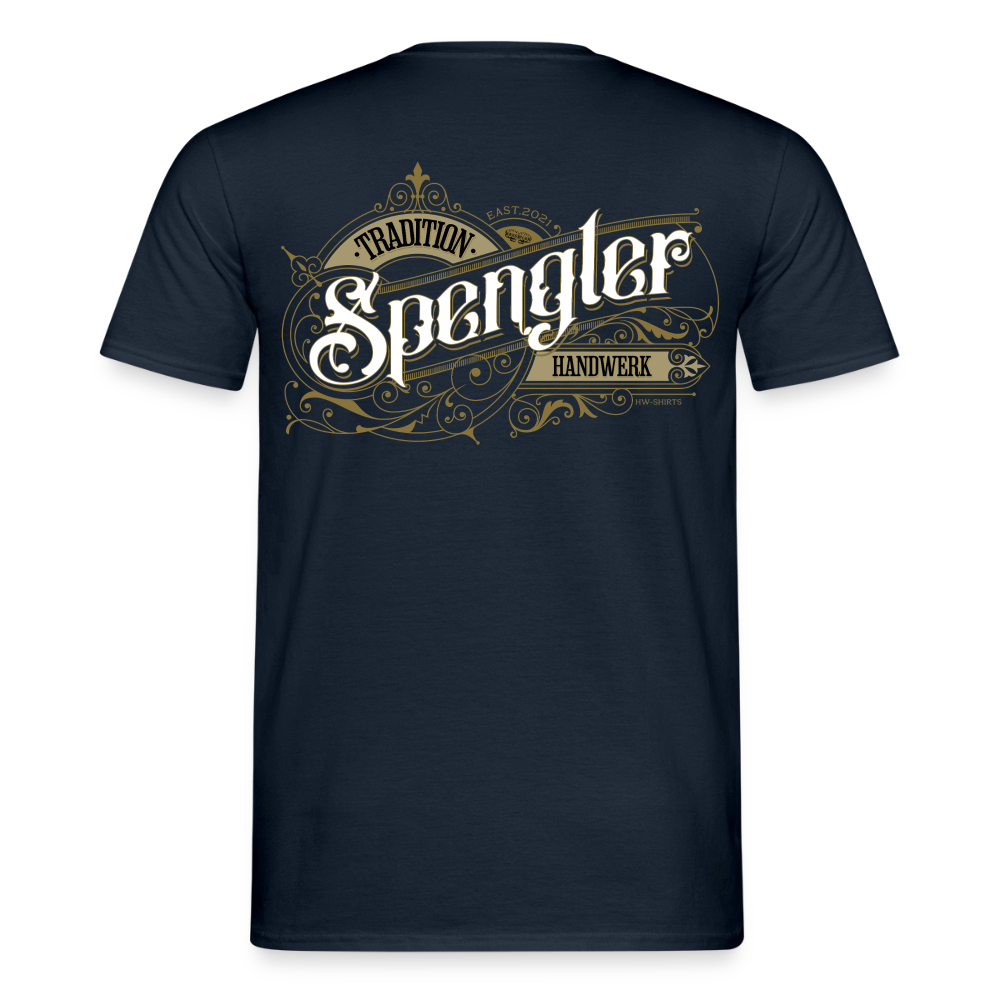Unisex T-Shirt "Spengler"-Nostalgie von Spreadconnect, Männer T-Shirt mit nostalgischem Druck, weiches Baumwollmaterial, bequemes Design