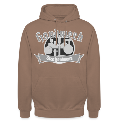 Unisex Hoodie "Strassenbauer" Mokka Unisex Hoodie