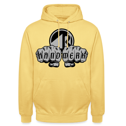 Unisex Hoodie "Raumausstatter" Zitronengelb Unisex Hoodie