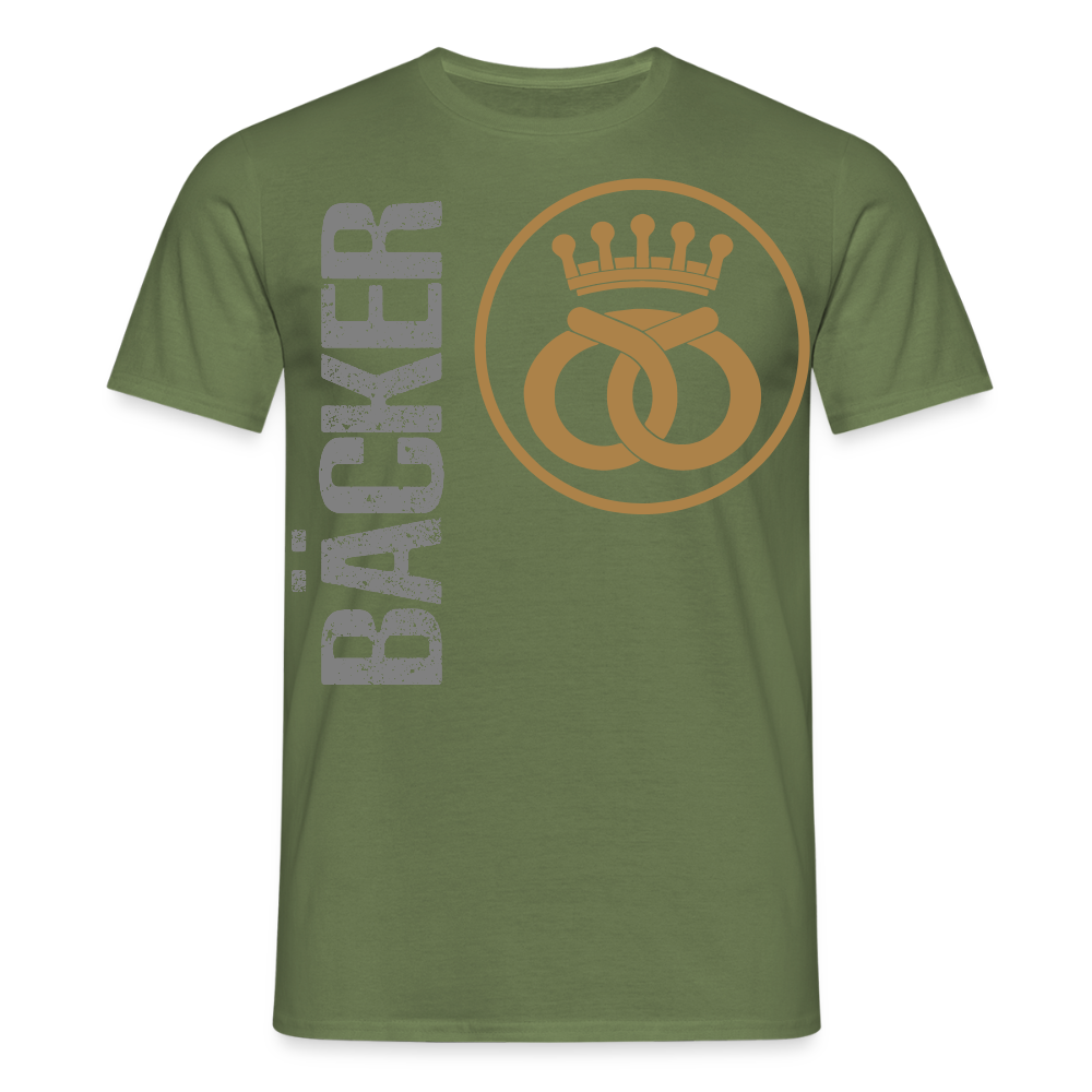 Unisex T-Shirt "Bäcker" Militärgrün Männer T-Shirt