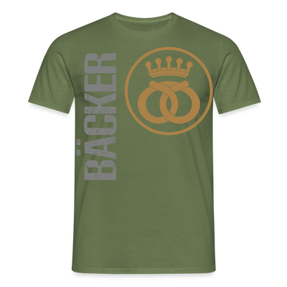 Unisex T-Shirt "Bäcker" Militärgrün Männer T-Shirt