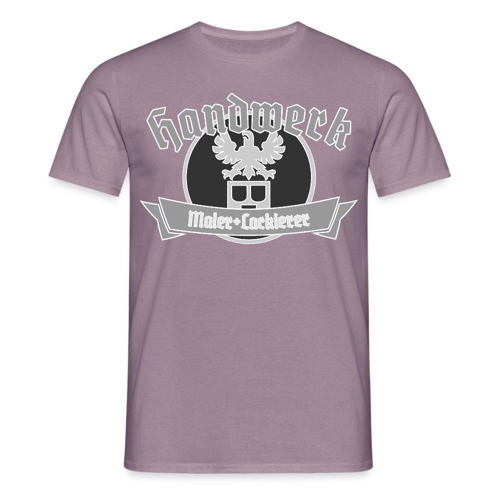 Unisex T-Shirt "Maler/Lackierer" Lilagrau Männer T-Shirt