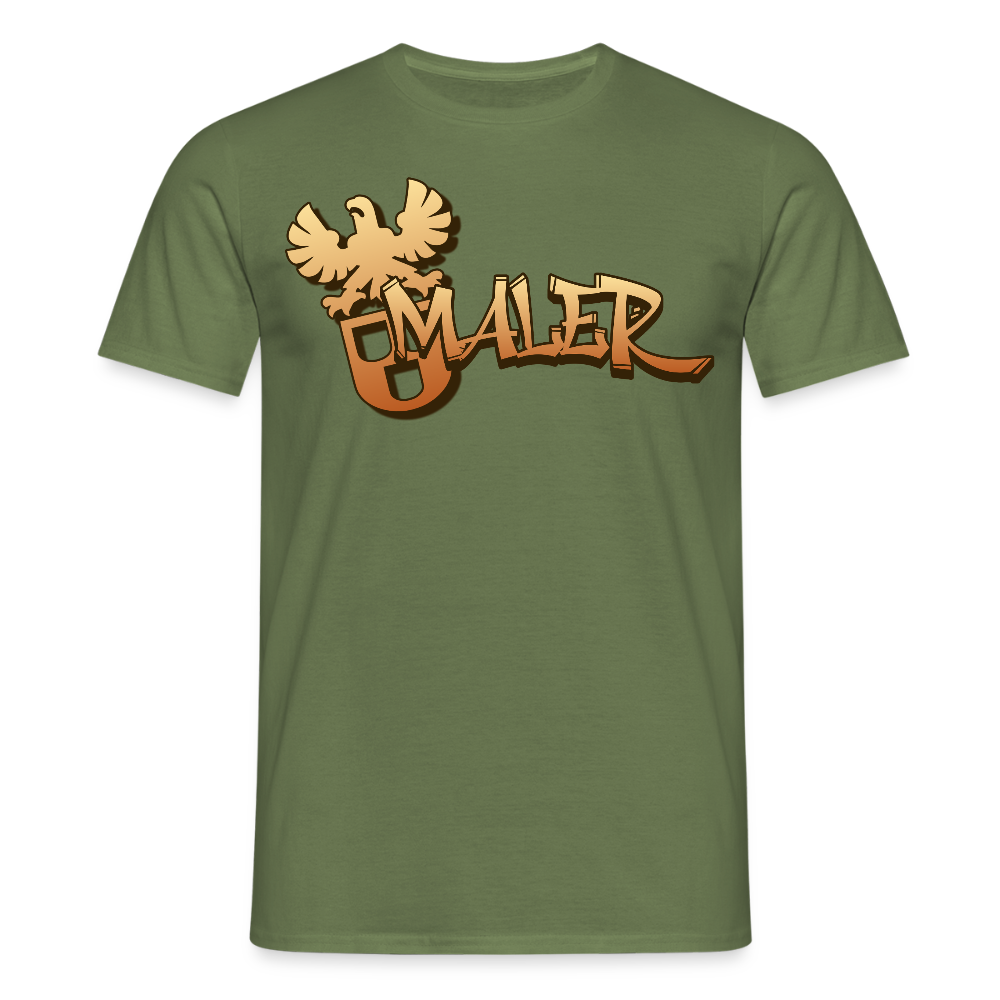 Unisex T-Shirt "Maler" Militärgrün Männer T-Shirt