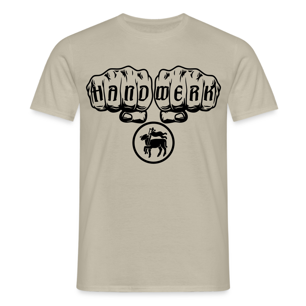 Unisex T-Shirt "Fleischer" Sandbeige Männer T-Shirt
