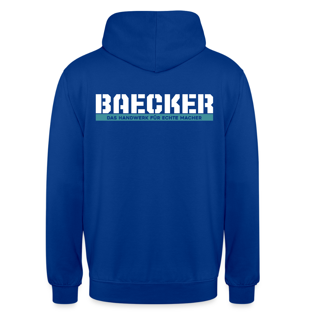 Unisex Hoodie HW-300 | MACHER "Bäcker" Royalblau Unisex Hoodie {{ color }}