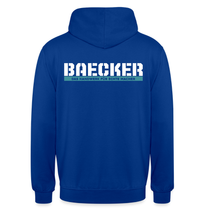 Unisex Hoodie HW-300 | MACHER "Bäcker" Royalblau Unisex Hoodie {{ color }}