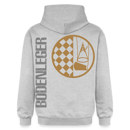 Gildan Unisex Softstyle® "Bodenleger" Hellgrau meliert Gildan Unisex Softstyle® Midweight Hoodie