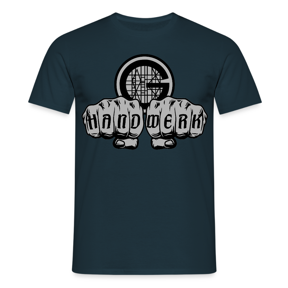 Unisex T-Shirt "Gerüstbauer" Navy Männer T-Shirt