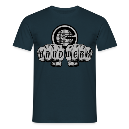 Unisex T-Shirt "Gerüstbauer" Navy Männer T-Shirt