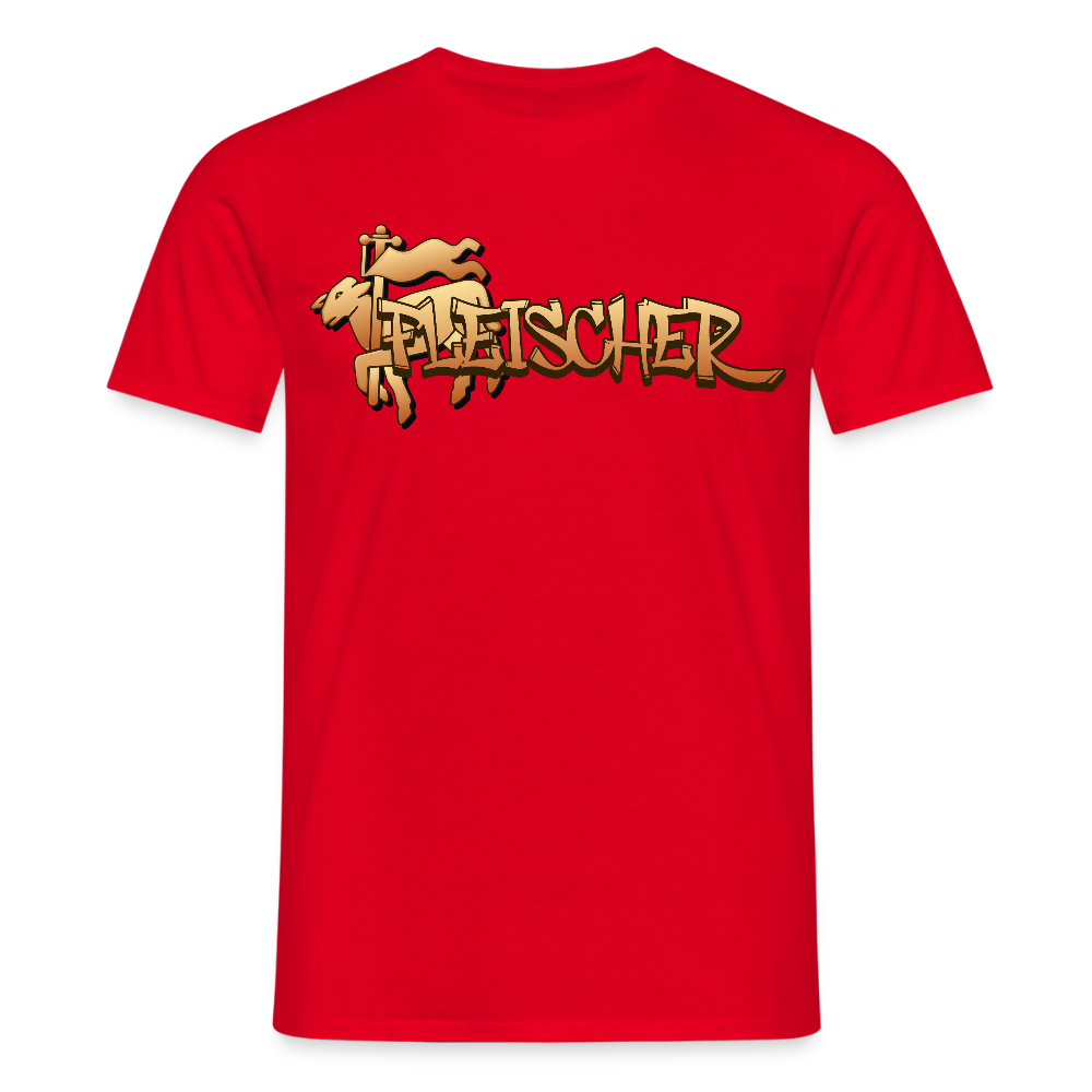 Unisex T-Shirt "Fleischer" Rot Männer T-Shirt