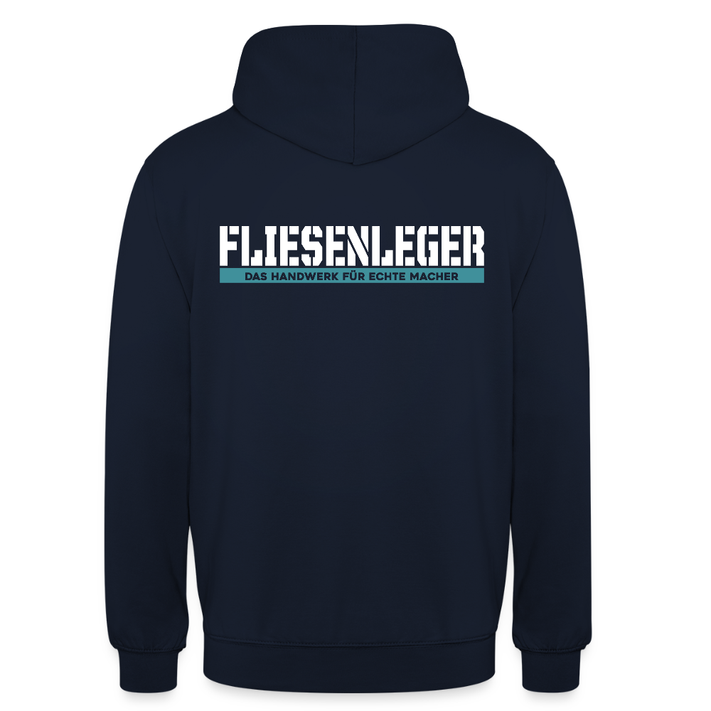 Unisex Hoodie HW-300 | MACHER "Fliesenleger" Navy Unisex Hoodie {{ color }}