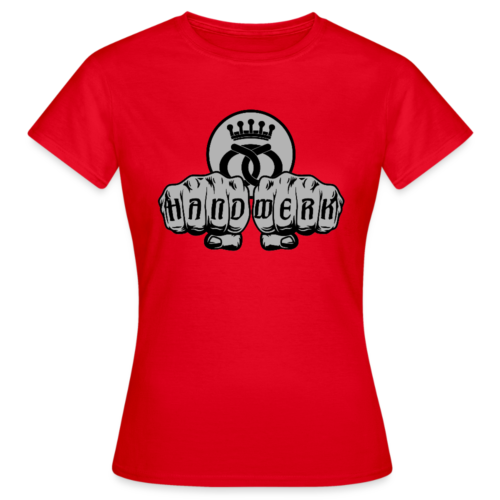 Frauen T-Shirt "Bäcker" Rot Frauen T-Shirt