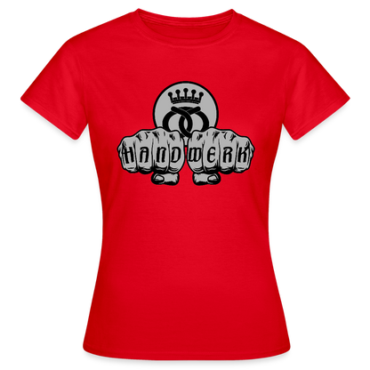 Frauen T-Shirt "Bäcker" Rot Frauen T-Shirt