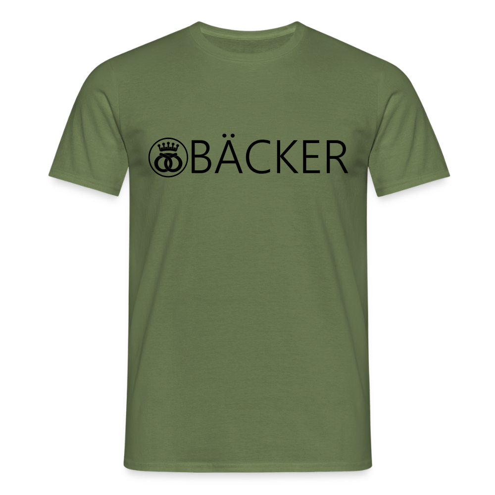 Unisex T-Shirt "Bäcker" Militärgrün Männer T-Shirt