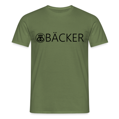 Unisex T-Shirt "Bäcker" Militärgrün Männer T-Shirt
