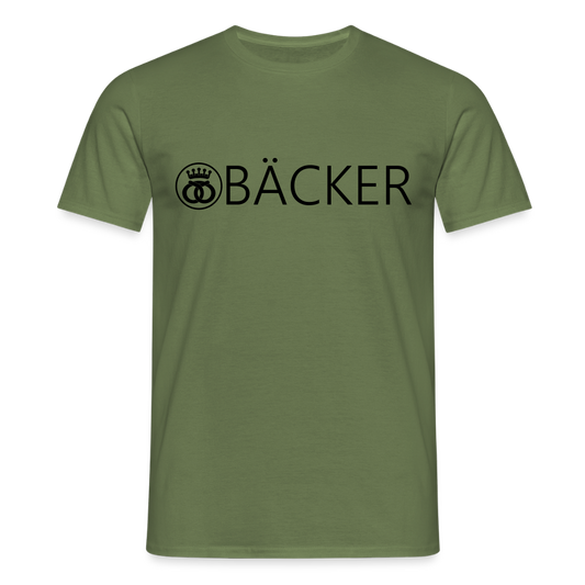 Unisex T-Shirt "Bäcker" Militärgrün Männer T-Shirt