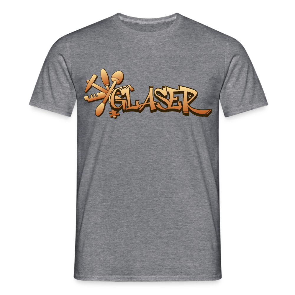 Unisex T-Shirt "Glaser" Graphit meliert Männer T-Shirt