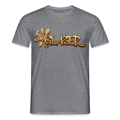 Unisex T-Shirt "Glaser" Graphit meliert Männer T-Shirt